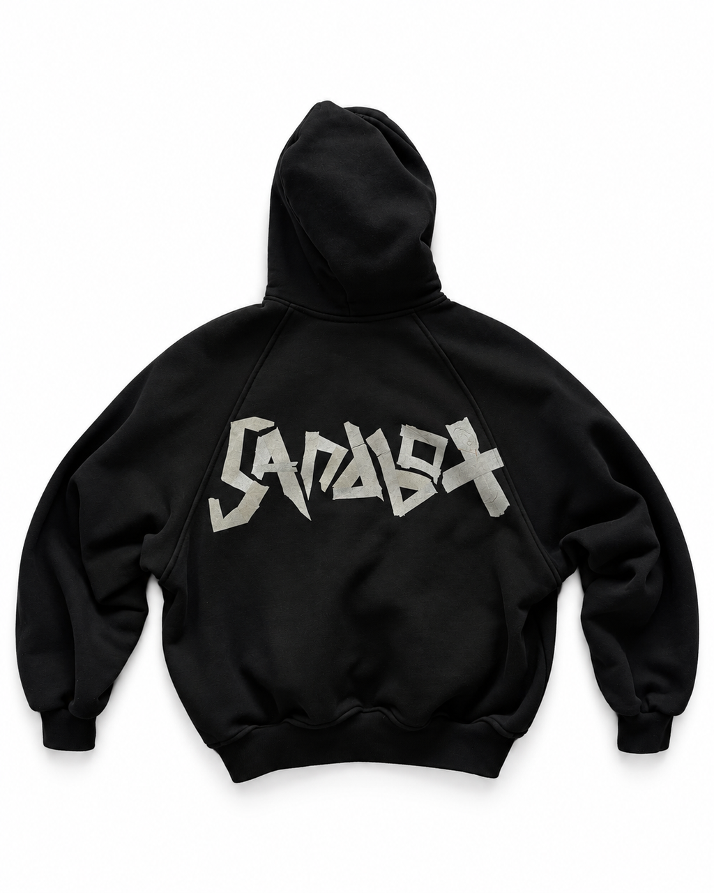 Tape Hoodie back