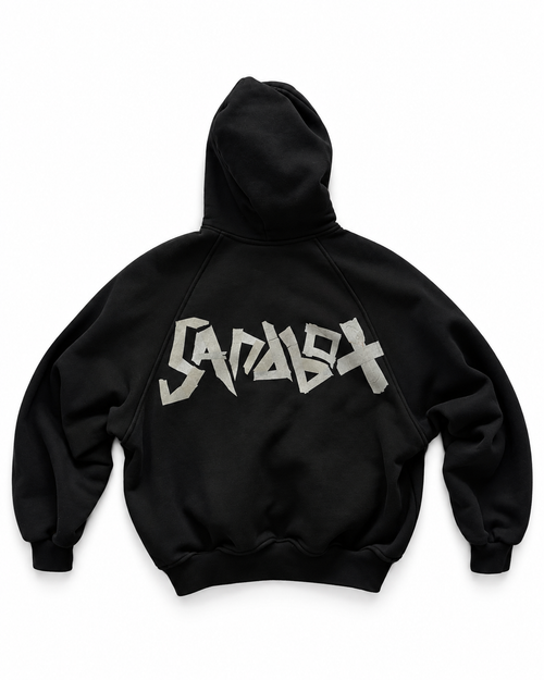 Tape Hoodie back