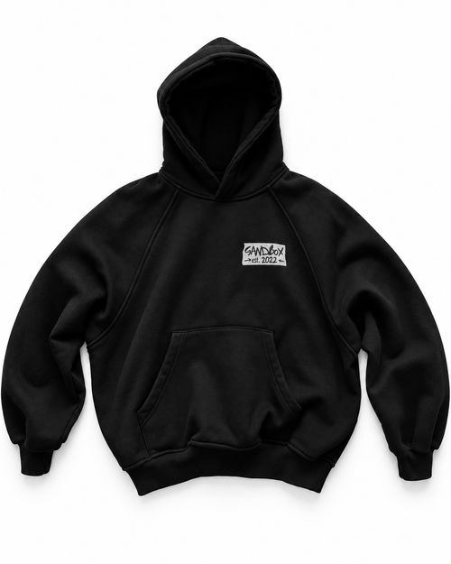 Tape Hoodie front
